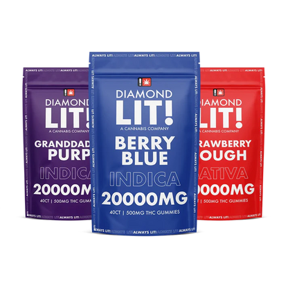 Diamond LIT THC Gummies 20000mg