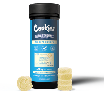 Cookies Dye-Free Gummies 400mg